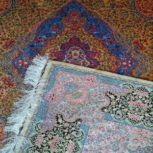 Lachak Toranj Design Silk Rug