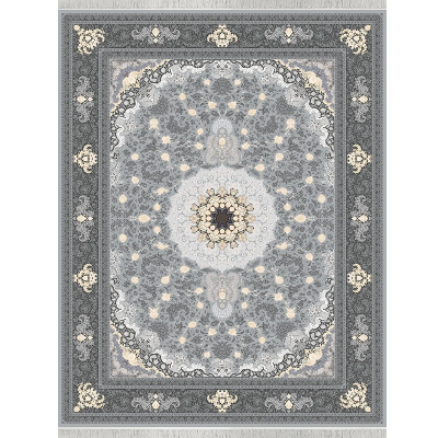 silver aylin rug - tapis Aylin argenté