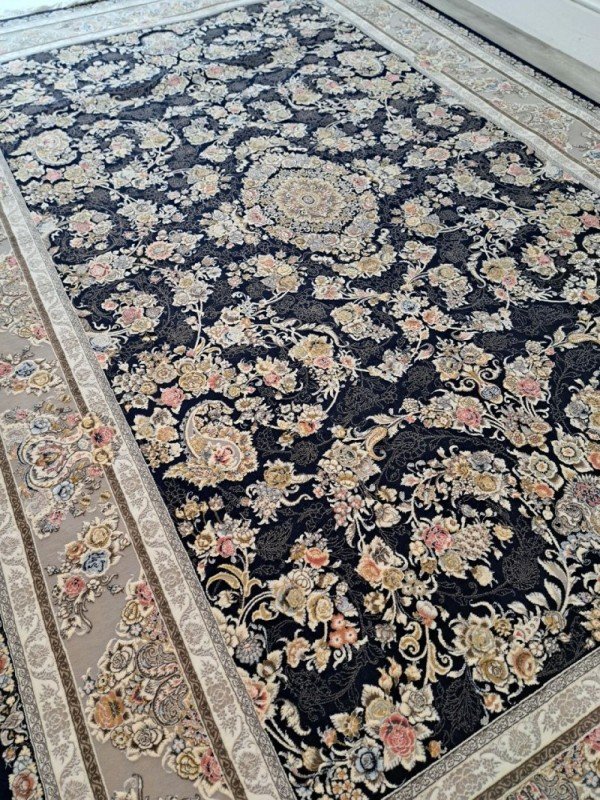 afshan sanam design – persian machine made rug | 7'×10'| navy blue afshan sanam design – persian machine made rug | 7'×10'| navy blue