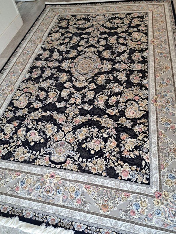 afshan sanam design – persian machine made rug | 7'×10'| navy blue afshan sanam design – persian machine made rug | 7'×10'| navy blue