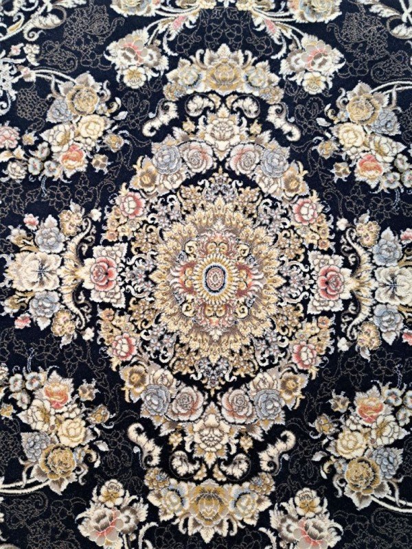 afshan sanam design – persian machine made rug | 7'×10'| navy blue afshan sanam design – persian machine made rug | 7'×10'| navy blue