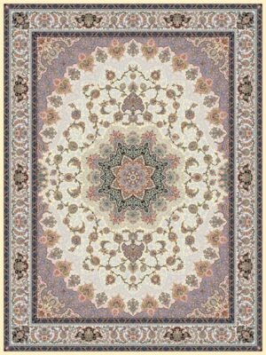 apadana design rug (7′ x 10′ ) modern traditional design – lemon