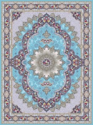 tapis design arvana, fabriqué à la machine – 1 200 roseaux haute densité – 8 pi x 11 pi