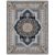 Lux Design Runner Rug (3′ x 10′ )- Modern Traditional Design – Navy