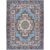 Hoze Noghreh Rug (1.6′ x 2.8′ )- Modern Traditional Design – Blue