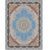 Cream Azarakhsh Design Rug (3′ x 5′ )- Modern Traditional Design – Blue